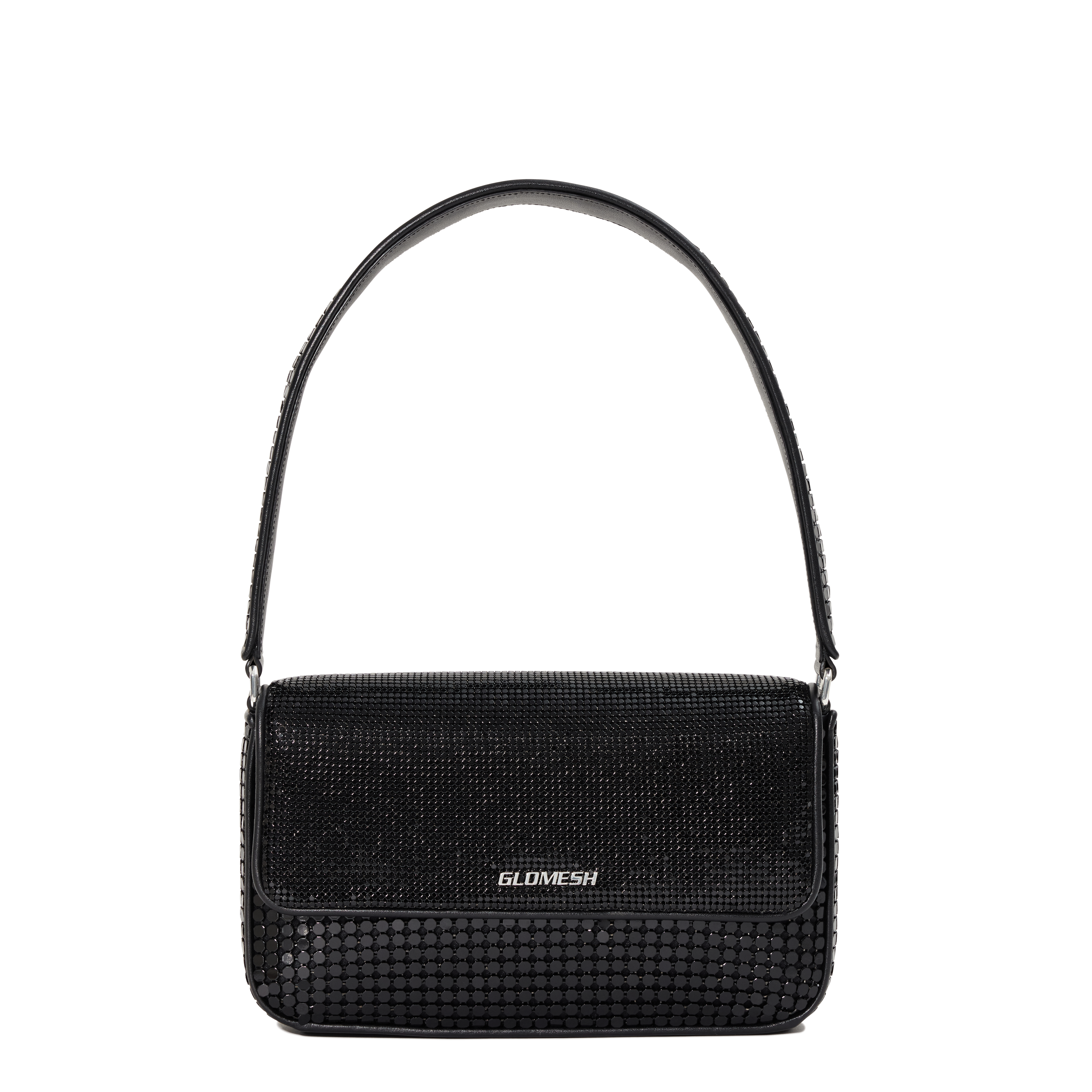 Glomesh BERTHA Black Purse, Handbag, Clutch, Bag