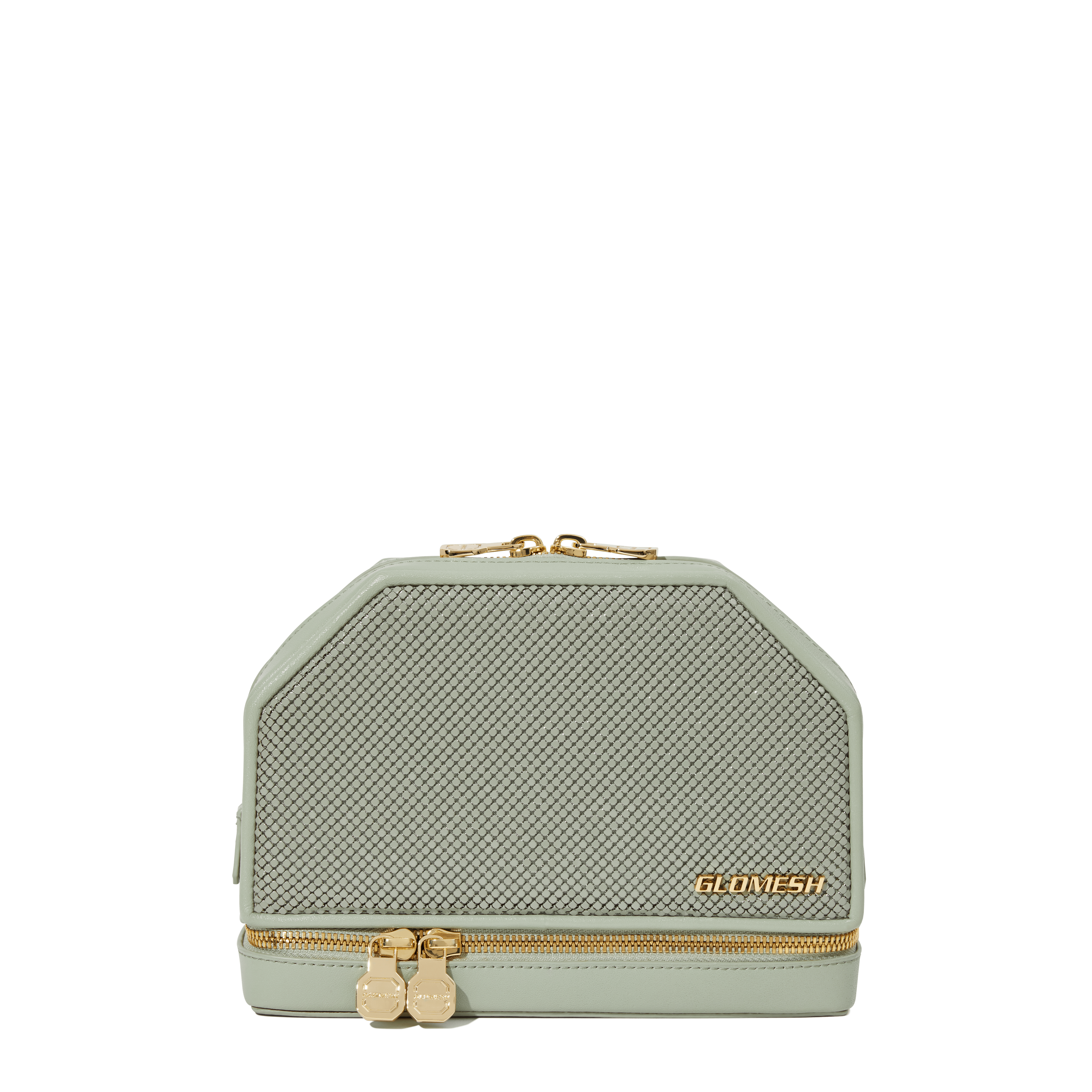 Glomesh MAKEUP POUCH - BASE COMPARTMENT Moss Grey