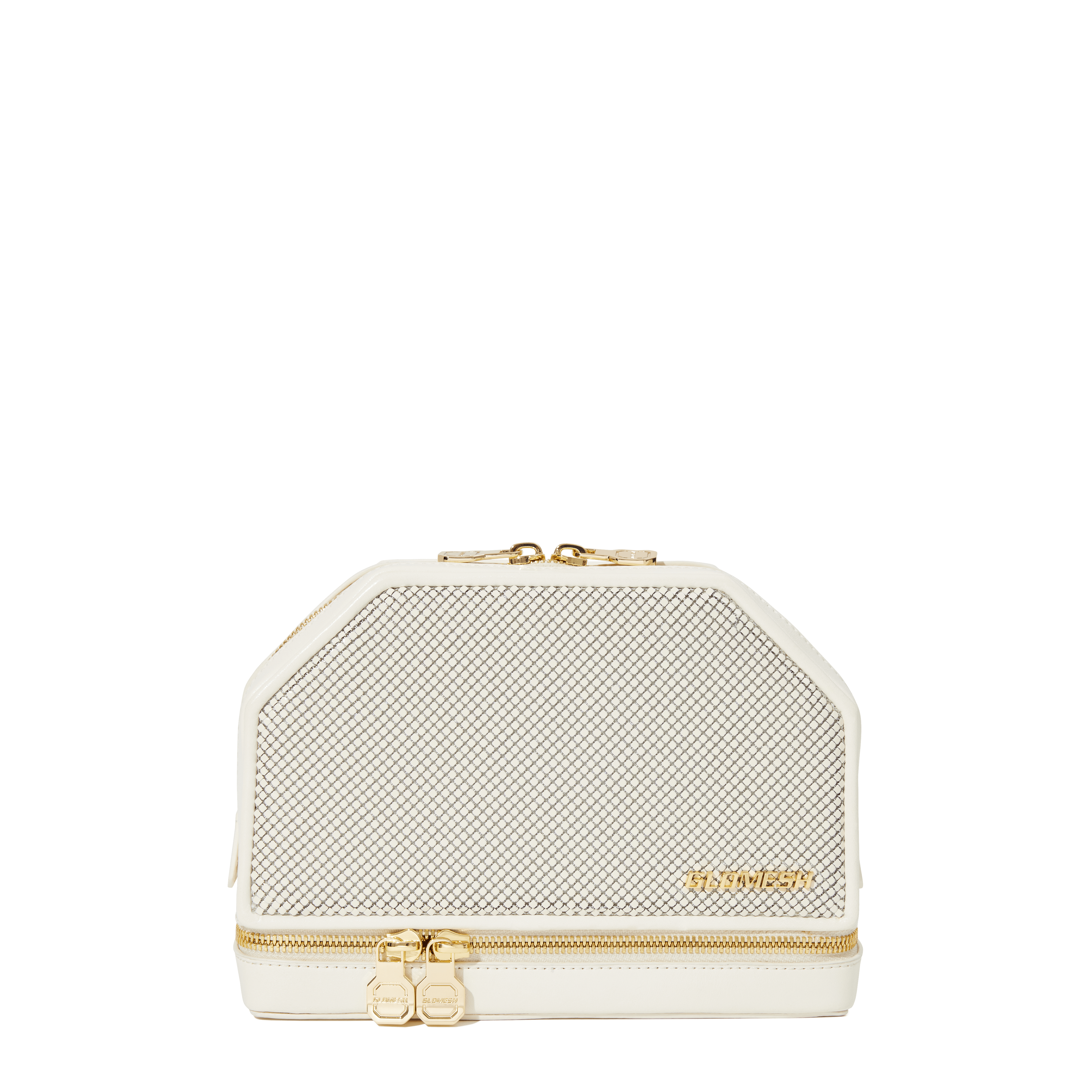 Glomesh MAKEUP POUCH - BASE COMPARTMENT Whisper White