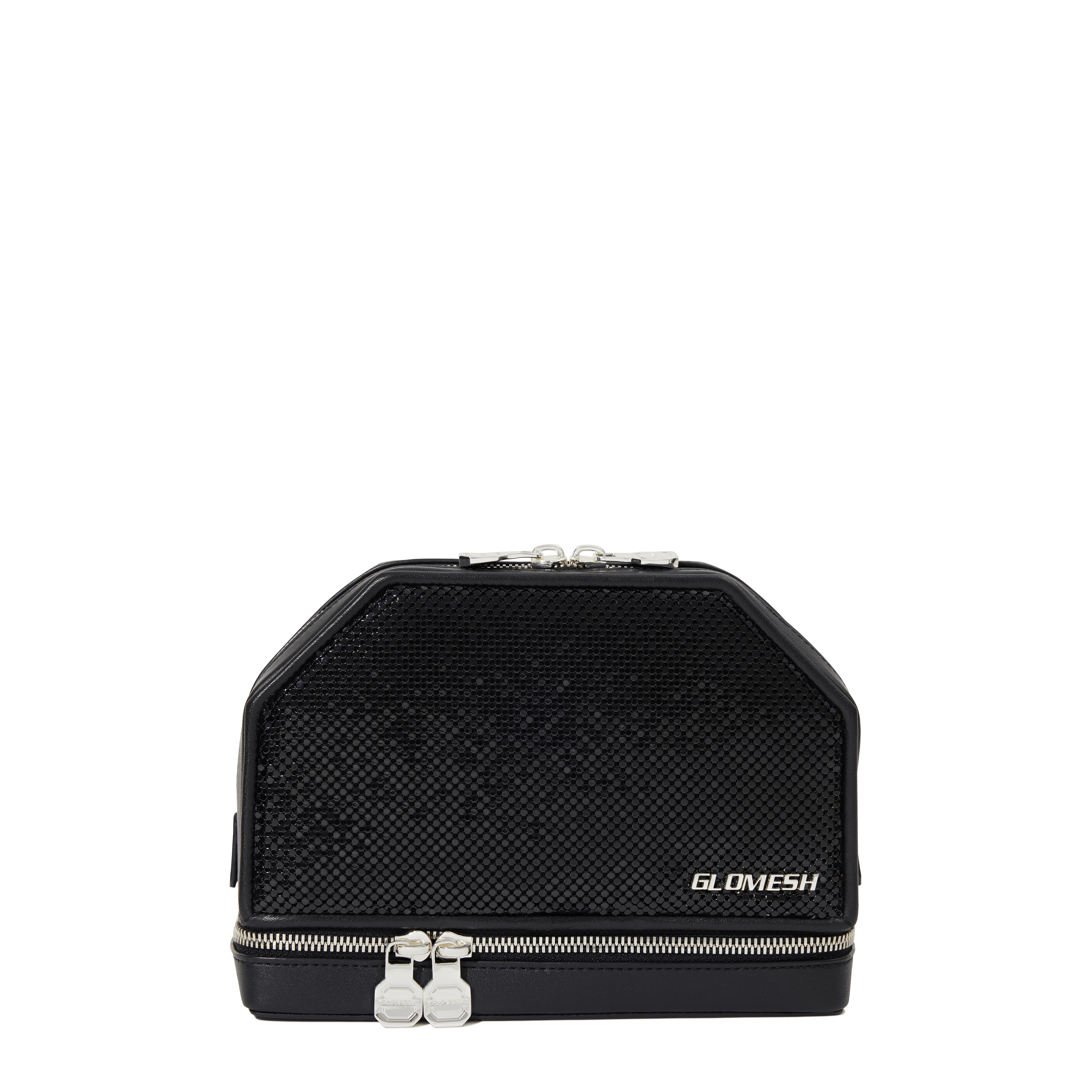 Glomesh MAKEUP POUCH - BASE COMPARTMENT Black