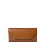 Glomesh ONYU ENVELOPE - MESH x LEATHER Caramel Café Purse, Handbag, Clutch, Bag
