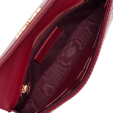 ONYU ENVELOPE - MESH x LEATHER - Rhubarb
