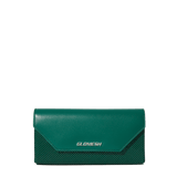 Glomesh ONYU ENVELOPE - MESH x LEATHER Galapagos Green Purse, Handbag, Clutch, Bag