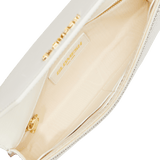 ONYU ENVELOPE - MESH x LEATHER - Whisper White