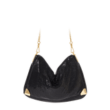 Glomesh RENEE Black Satchel, Clutch, Cross Body