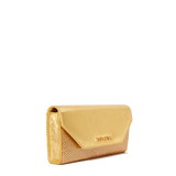 ONYU ENVELOPE - MESH x LEATHER - Gold