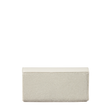 ONYU ENVELOPE - MESH x LEATHER - Whisper White