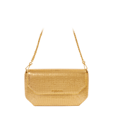 Glomesh MIVON Gold Satchel, Clutch, Cross Body