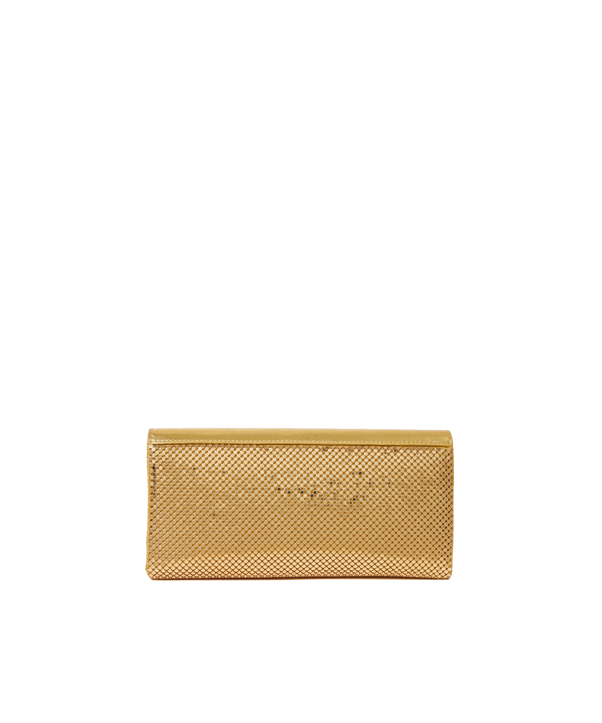 ONYU CONTINENTAL WALLET / MESH x LEATHER - Gold
