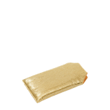 Glomesh SUNSPEC GLAM CASE - RE-ISSUE ITEM No. #78 Gold / Toffee Faux Suede Lining Pouch