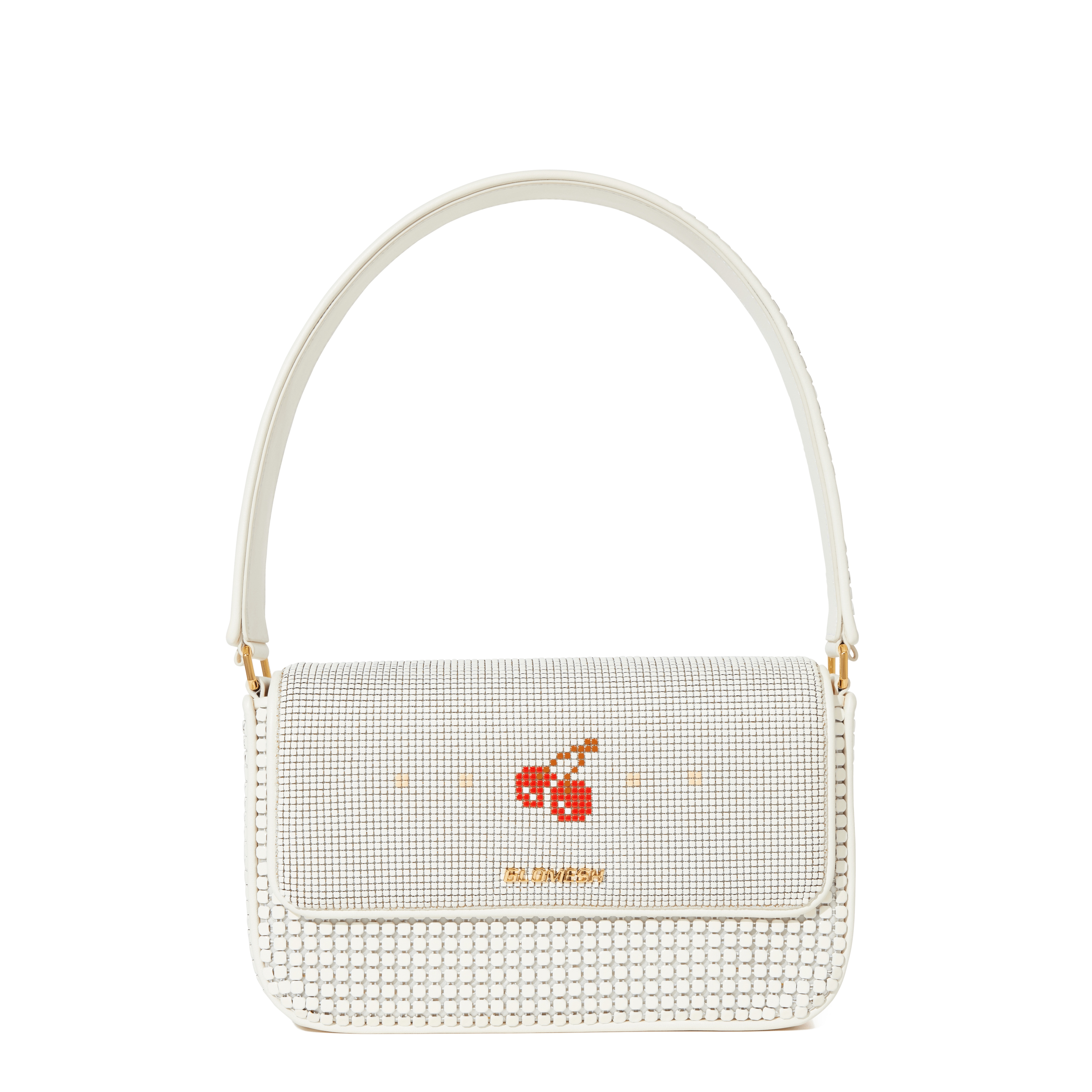 Glomesh CHERRY BERTHA BAG Whisper White