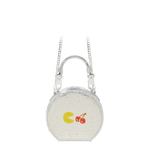 Glomesh PAC-MAN & CHERRY CIRC CANTEEN BAG Sterling Silver
