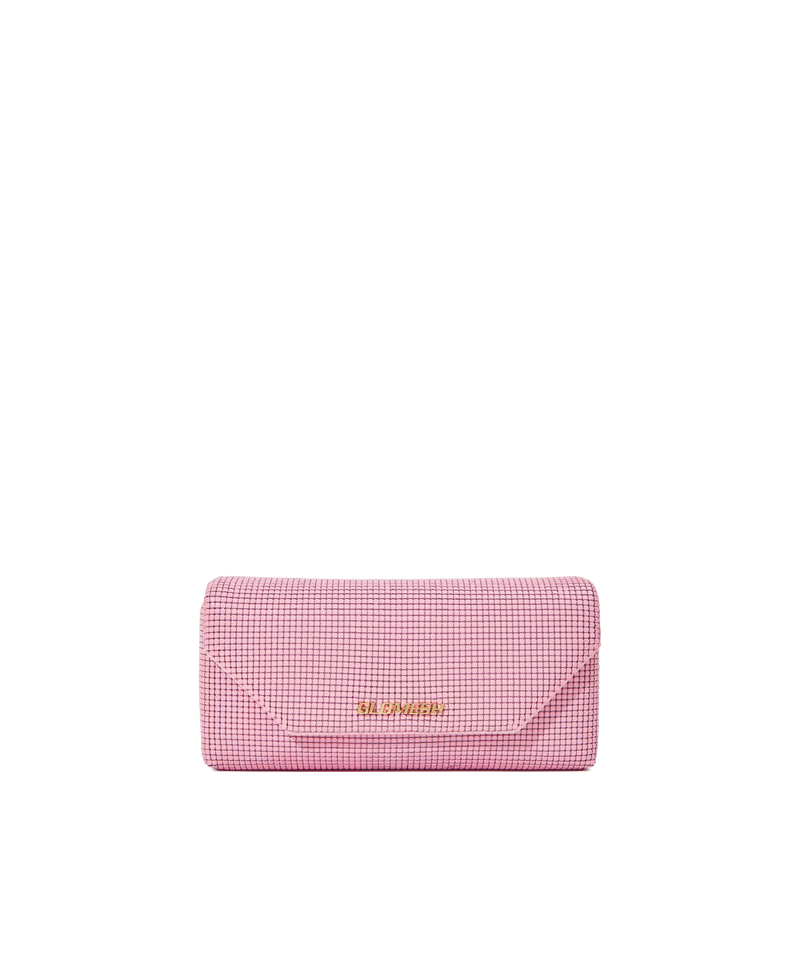 ONYU CONTINENTAL WALLET / ALL MESH - Candy Pink