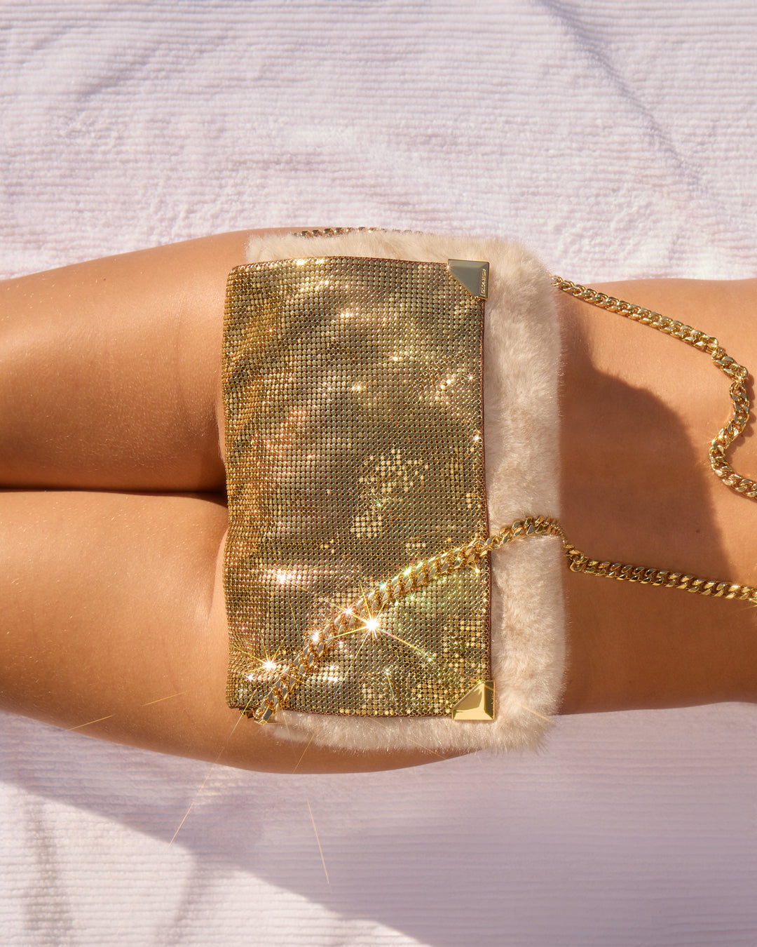 RENEE / Gold - Smoked Truffle Mink