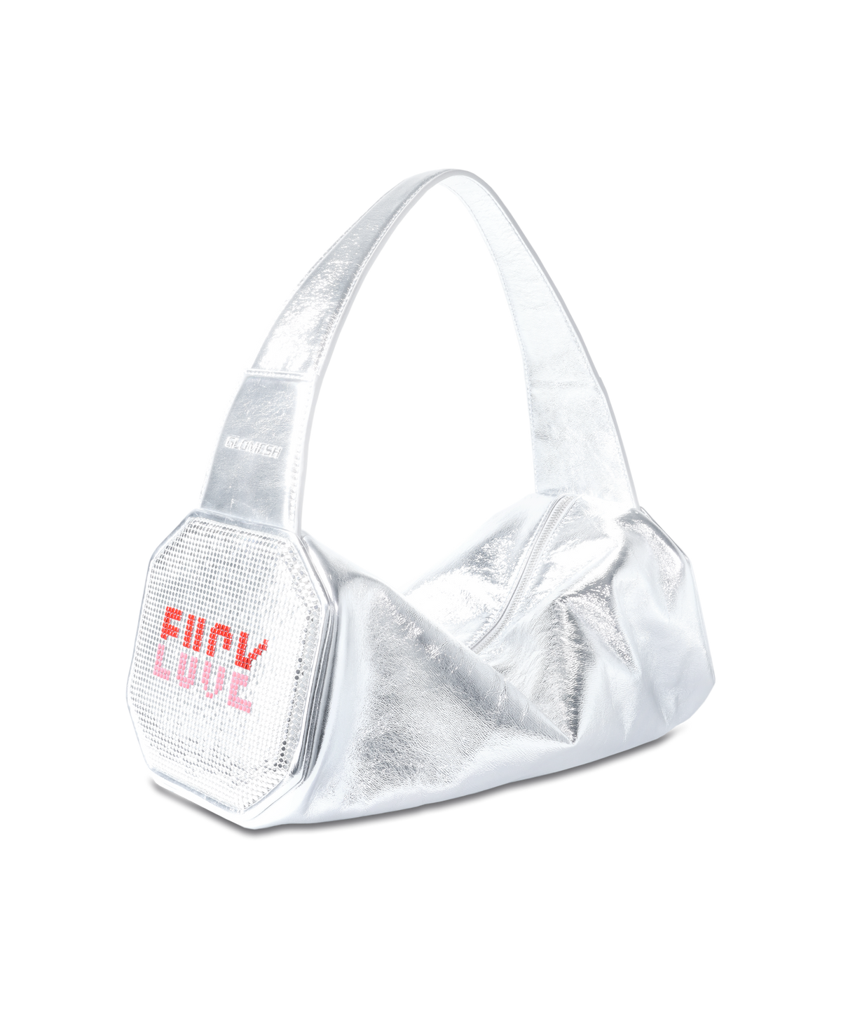 MAGDA GLAM DUFFEL / Fuck Love - Silver