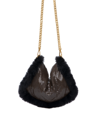 Black Faux Fur
