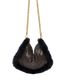 RENEE / Rich Dark Choc - Black Faux Fur