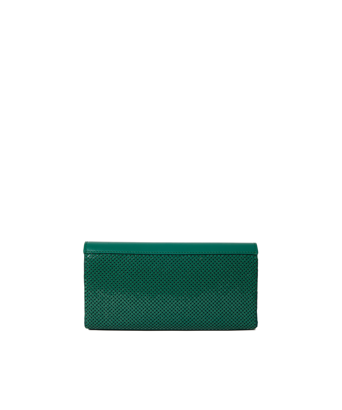 ONYU CONTINENTAL WALLET / MESH x LEATHER - Galapagos Green
