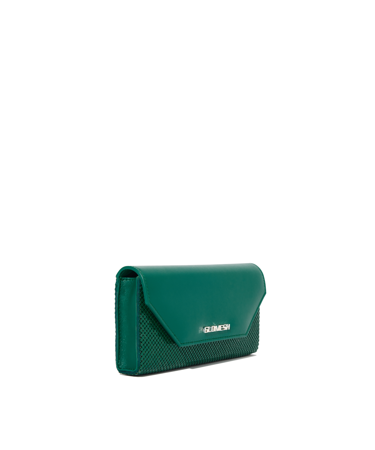 ONYU CONTINENTAL WALLET / MESH x LEATHER - Galapagos Green