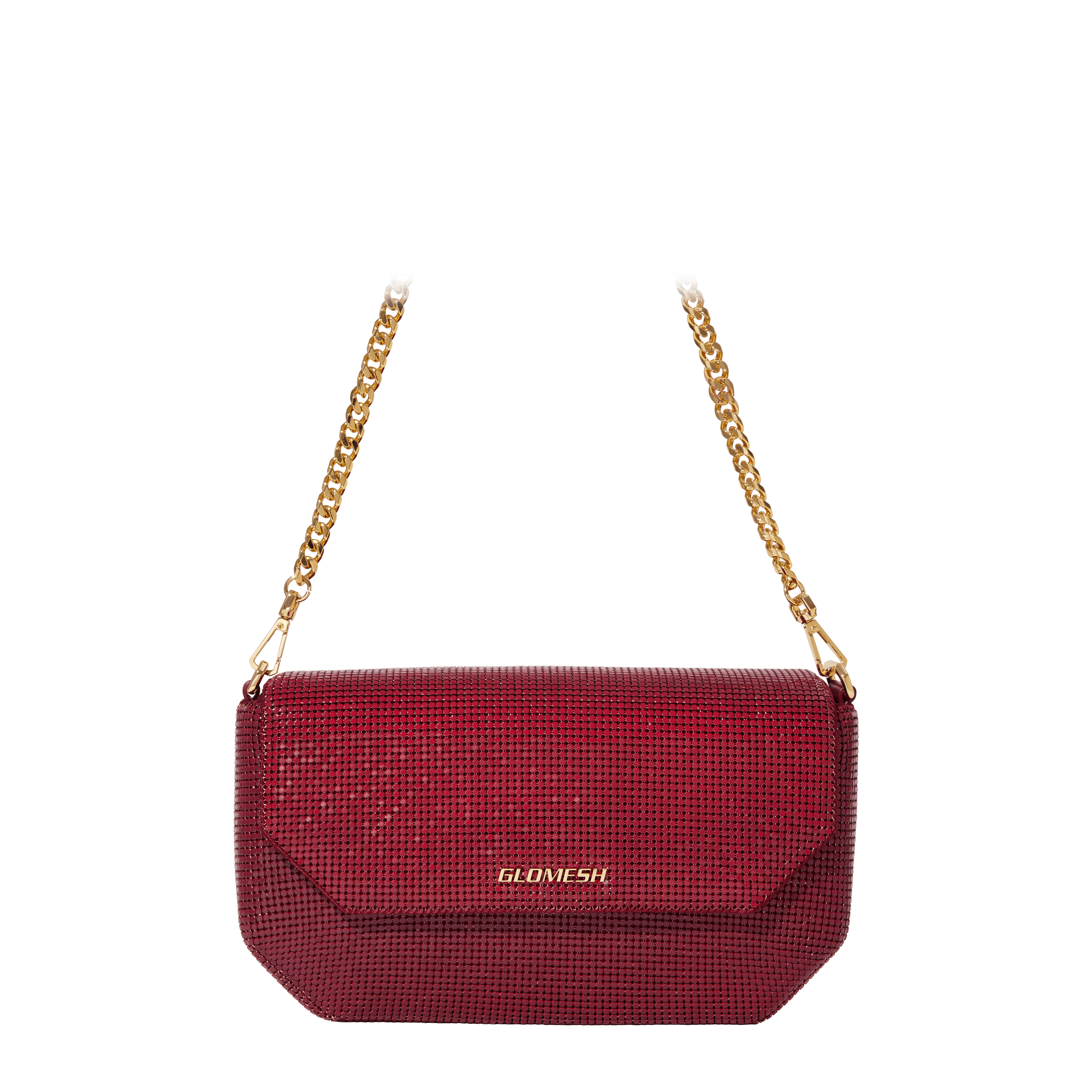 Glomesh MIVON Rhubarb Satchel, Clutch, Cross Body