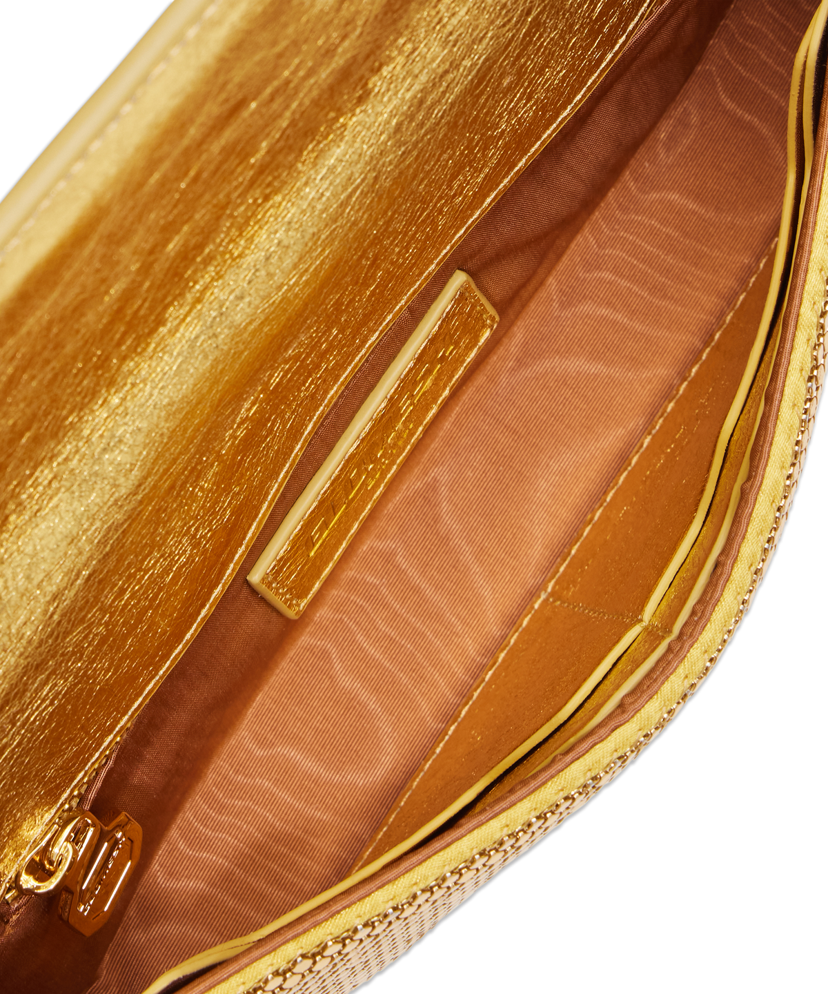 ONYU CONTINENTAL WALLET / MESH x LEATHER -  Gold