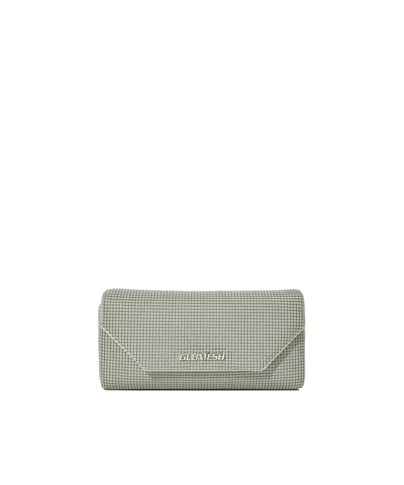 ONYU CONTINENTAL WALLET / ALL MESH - Moss Grey