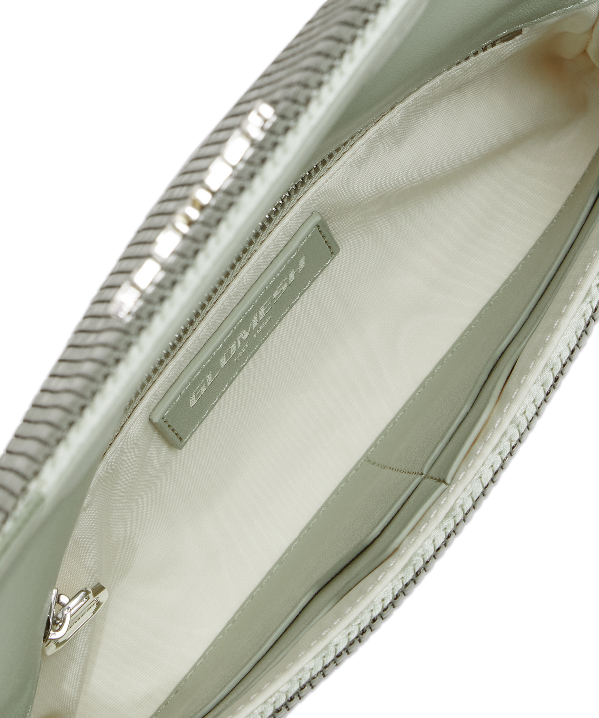 ONYU CONTINENTAL WALLET / ALL MESH - Moss Grey