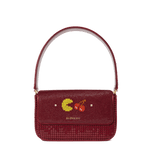 Glomesh PAC-MAN & CHERRY BERTHA BAG Rhubarb