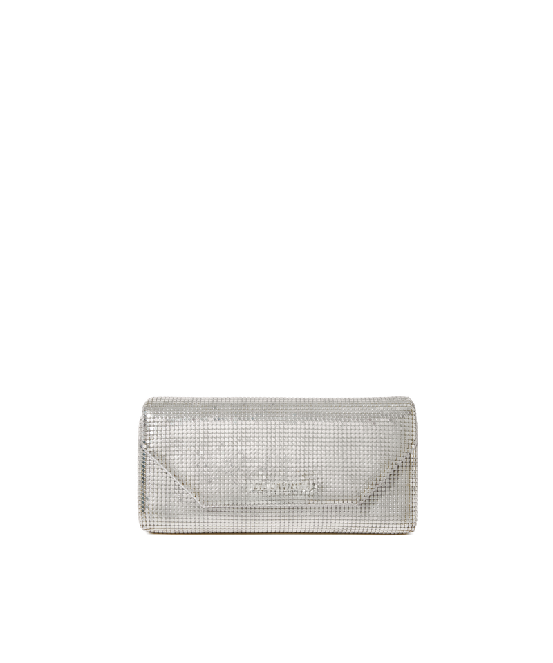 ONYU CONTINENTAL WALLET / ALL MESH - Silver