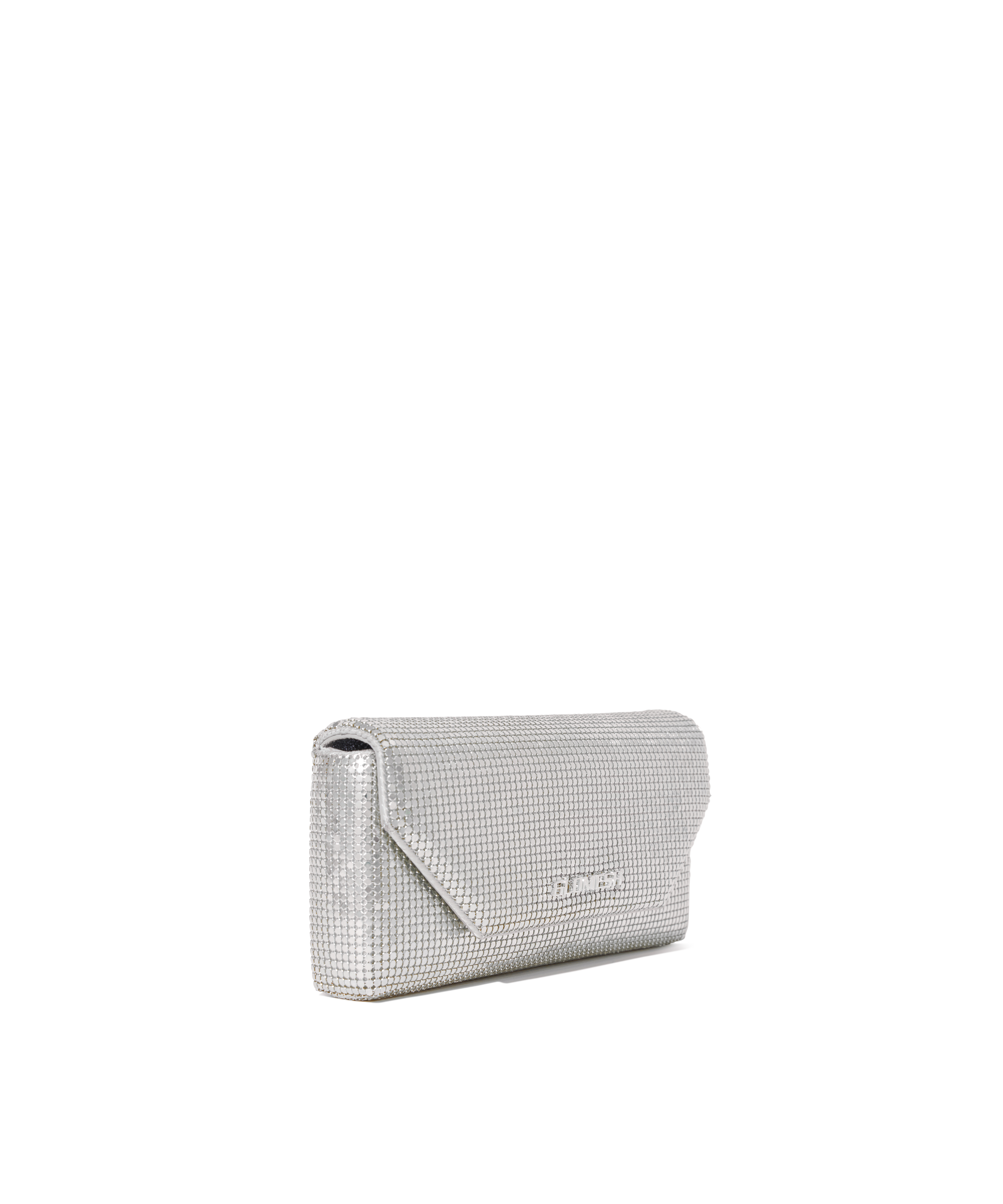 ONYU CONTINENTAL WALLET / ALL MESH - Silver