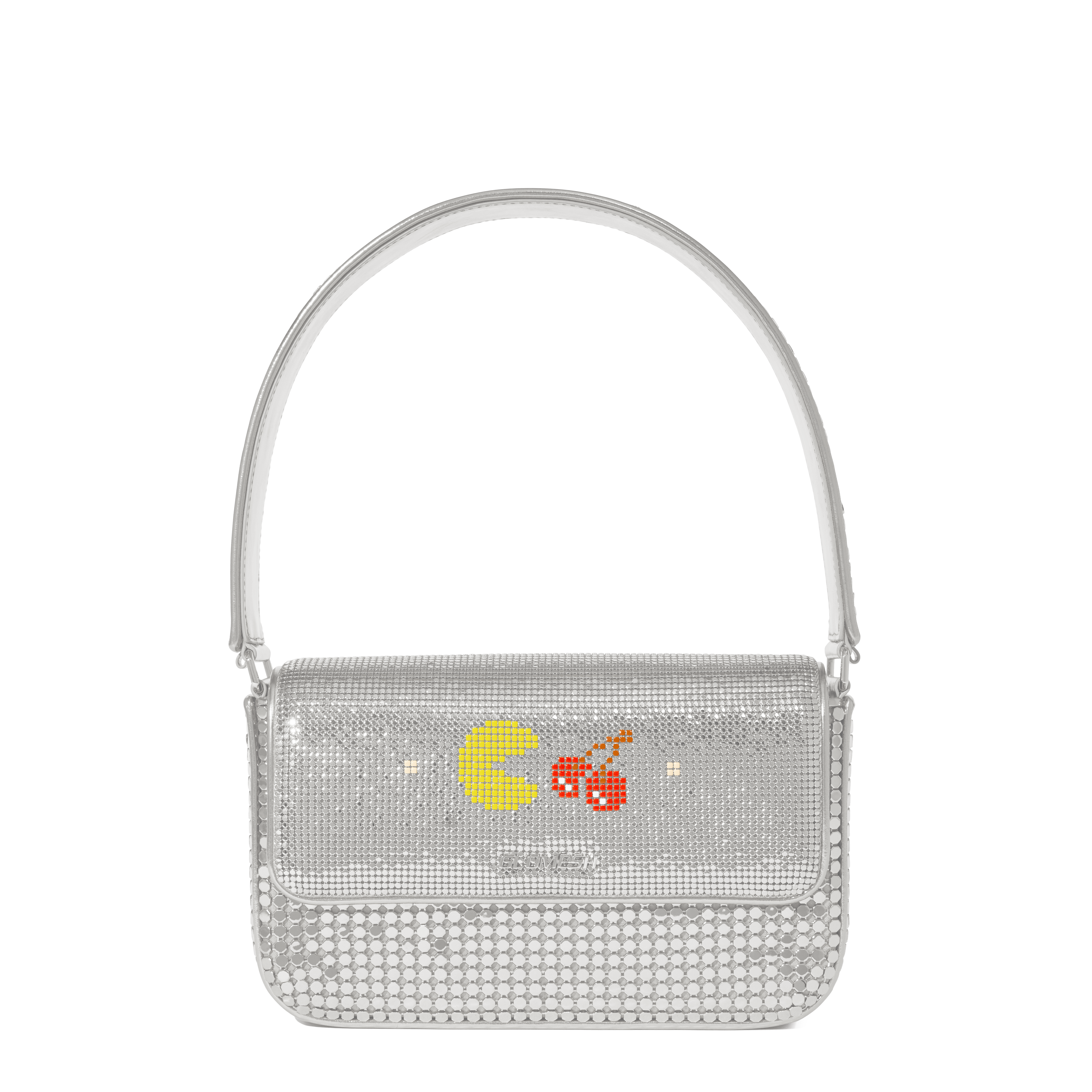 Glomesh PAC-MAN & CHERRY BERTHA BAG Silver